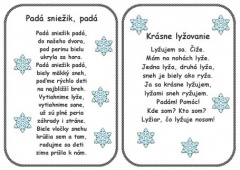zasnežené básničky